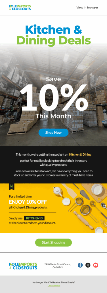 KoleImports & Closeouts - Promotional